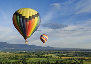 COMPETITION: WIN a romantic hot air balloon ride for two