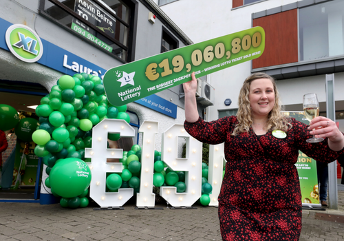 mayo collects lotto jackpot