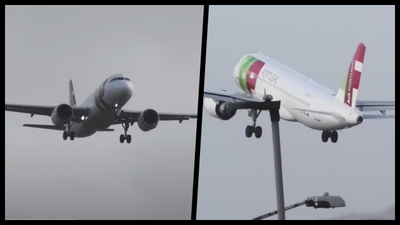 WATCH: Planes trying to land during Storm Eunice is both terrifying and compelling