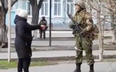 WATCH: Ukrainian woman bravely confronts Russian soldier on the street