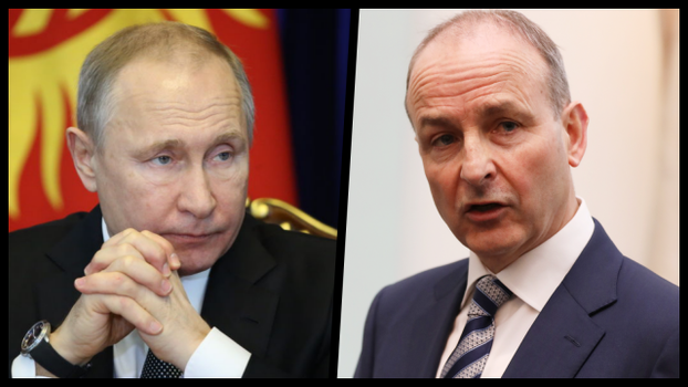 Vladimir Putin won't stop Ukraine Taoiseach Micheal Martin