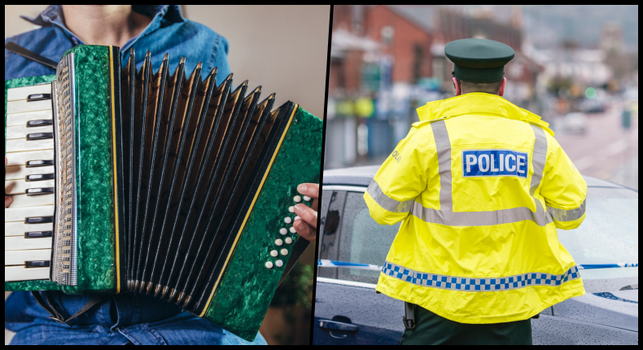 accordions stolen down
