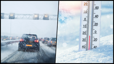 Wintry showers, freezing temperatures and possible snow en route this week
