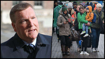 Ukrainian refugees will be housed in tents “within weeks”, says Michael McGrath