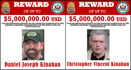 US offers $5 million reward for information on Kinahan organisation