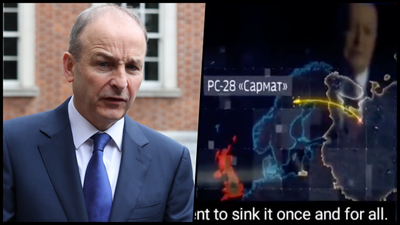 Taoiseach calls on Russian broadcaster to apologise for “sinister” nuclear attack video