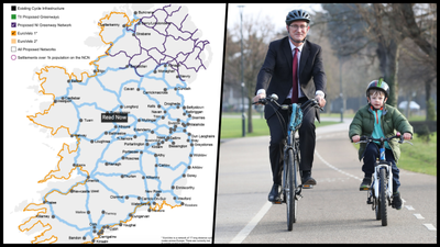 “Ambitious” 3,500km national cycle network proposed for Ireland