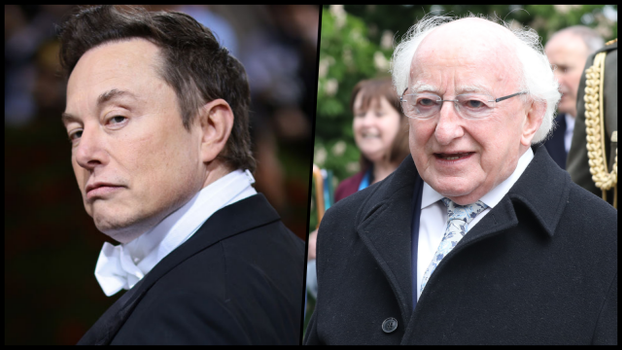 Michael D Higgins Elon Musk