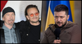 U2 perform in Kyiv metro station following invite from President Zelensky