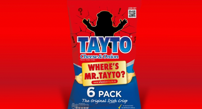 Mr Tayto missing