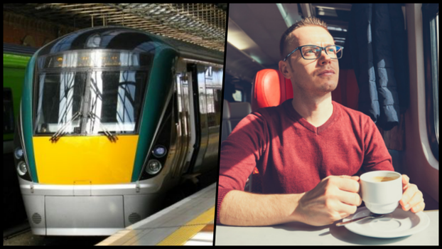 Irish Rail snack trolley