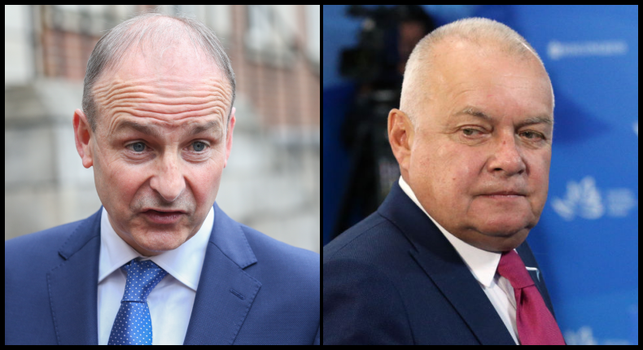 russian tv taoiseach
