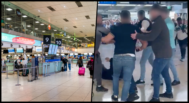 dublin airport fight