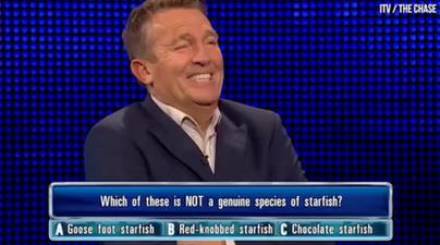 The Chase star Bradley Walsh can’t control his laughter after the most NSFW answer ever