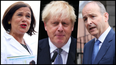 Taoiseach issues mild rebuke in parting words to Boris Johnson, Mary Lou McDonald goes in two-footed