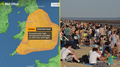 Parts of UK under “risk to life” weather alert as heatwave intensifies