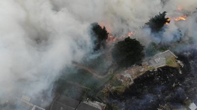 Two firefighters injured while battling blaze in Dublin