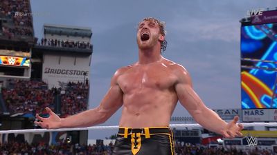 Logan Paul pulled off a high-flying move that left fans stunned at Summerslam