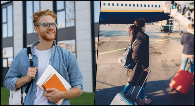 Young people leaving Ireland