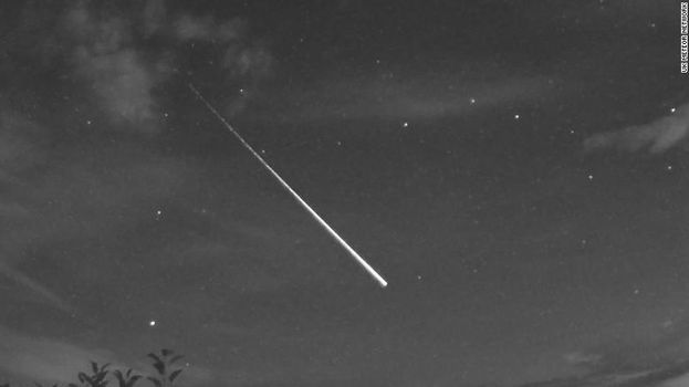 meteor over Ireland