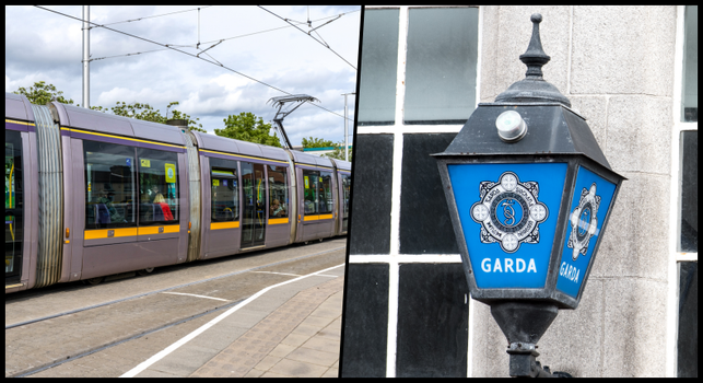 man dies luas