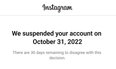 Instagram “looking into” sudden suspension of thousands of accounts