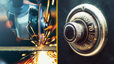 Angle grinder used to steal safe from security van in Dublin