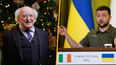 Michael D Higgins asks Irish people to welcome refugees spending first Christmas in Ireland