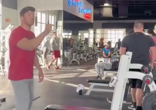 Christian influencer causes massive scene at gym trying to preach his religion