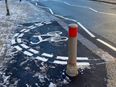 Council blasted for wasting taxpayers’ money after painting ‘weird’ semi-circular cycle lane