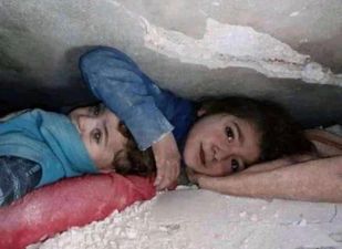 Little girl spends 17 hours protecting her baby brother’s head under earthquake rubble