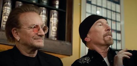 Bono and the Edge return to the streets of Dublin for Disney+ documentary
