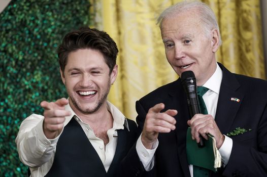 Niall Horan spends St. Patrick's Day at White House