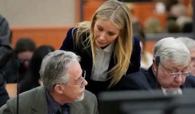 Gwyneth Paltrow seen whispering message in accuser’s ear after she wins ski crash court case