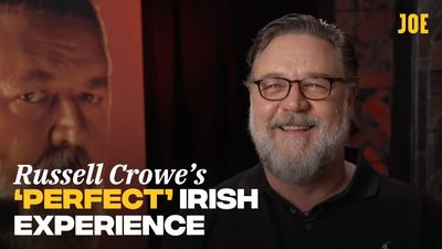RUSSELL CROWE – ‘My overall experience of Ireland in the summer was perfect’