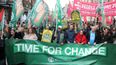 Large-scale protests outside Leinster House on day Eviction Ban lifts
