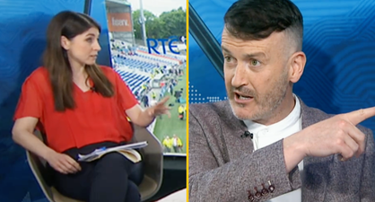 Tension in The Sunday Game studio as Joanne Cantwell puts Donal Óg on the spot over his Tailteann Cup comments