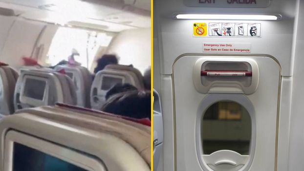 plane door opened mid-flight