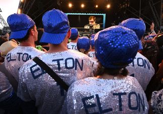 Viewers stunned by massive Elton John crowd at Glastonbury show