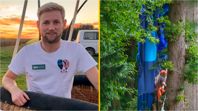 Tributes paid to airline pilot who died when homemade hot air balloon burst