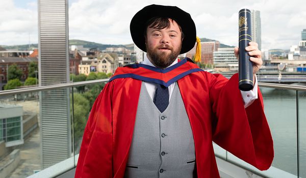 An Irish Goodbye star James Martin receives honorary doctorate from Ulster University