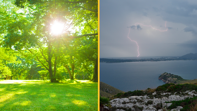Several counties hit with thunderstorm warning as temperatures to reach 28 degrees