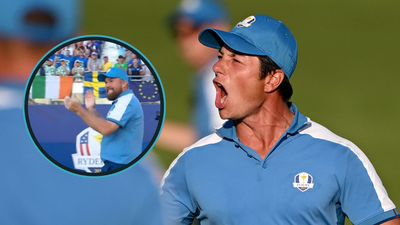 Shane Lowry just couldn’t help himself after stunning Viktor Hovland moment