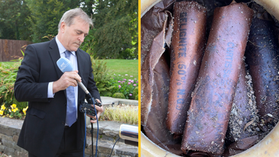 Former RTÉ journalist uncovers ‘180 sticks’ of explosives on his Cork farm