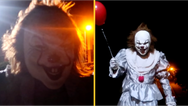 Pennywise-like clown terrifying village dares police to catch them in creepy online clip