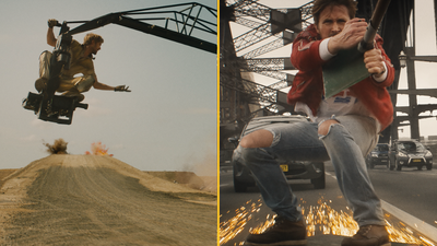 The Fall Guy trailer has Ryan Gosling in insane stunt on huge landmark