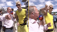 Machine Gun Kelly storms off Sky F1 interview in savage Martin Brundle moment