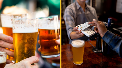 Average price of a pint of lager and stout rose by around 50c in past year