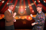 WATCH: Michael Fry meets juggler Stephen McGinley