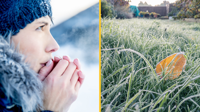 Temperatures set to plummet to below freezing in the coming days